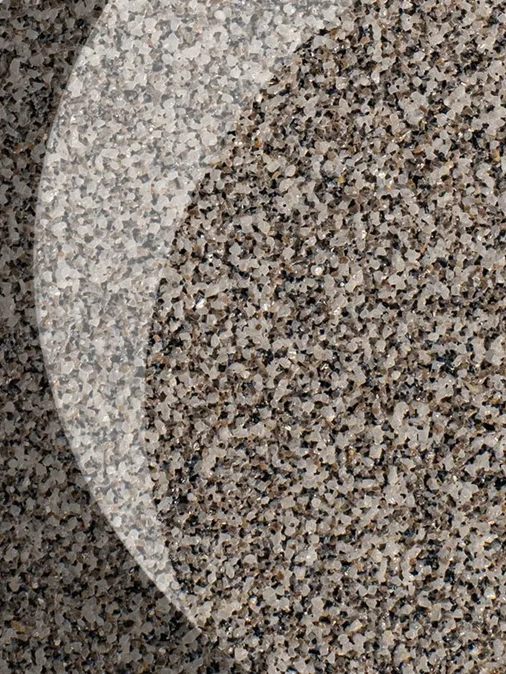 Textura de cristal e granito em close-up